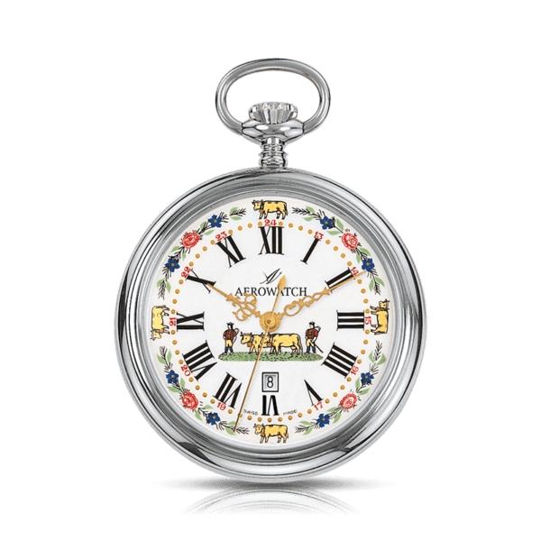 taschenuhr, savonette, pocket watch, watch, uhr, dandy, klasssich, uhrmacher, watch maker, aerowatch, faktor s, sahak jewellery, jewelry, goldschmiede, zürich, zurich, winterthur, swissmade, quartz, uhrwerk, batterie, palladium, beschichtet