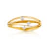 Damenring, Gelbgold, Goldschmuck, suu, Zürich, online, diamanten, brillanten, damenschmuck