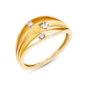 Damenring, Gelbgold, Goldschmuck, suu, Zürich, online, diamanten, brillanten, damenschmuck